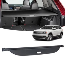 Car Retractable Cargo Cover for Volkswagen Atlas 2018-25 Rear Trunk Shield Shade
