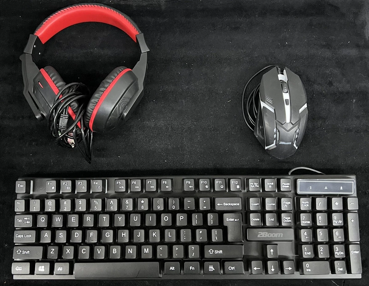 2BOOM Gaming Set (3Piece) With Headset, Keyboard, And, 40 OFF
