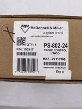 MCDONNEL & MILLER XYLEM 1" PROBE CONTROL PS-802-24 153917 LOW WATER CUT-OFF LWCO