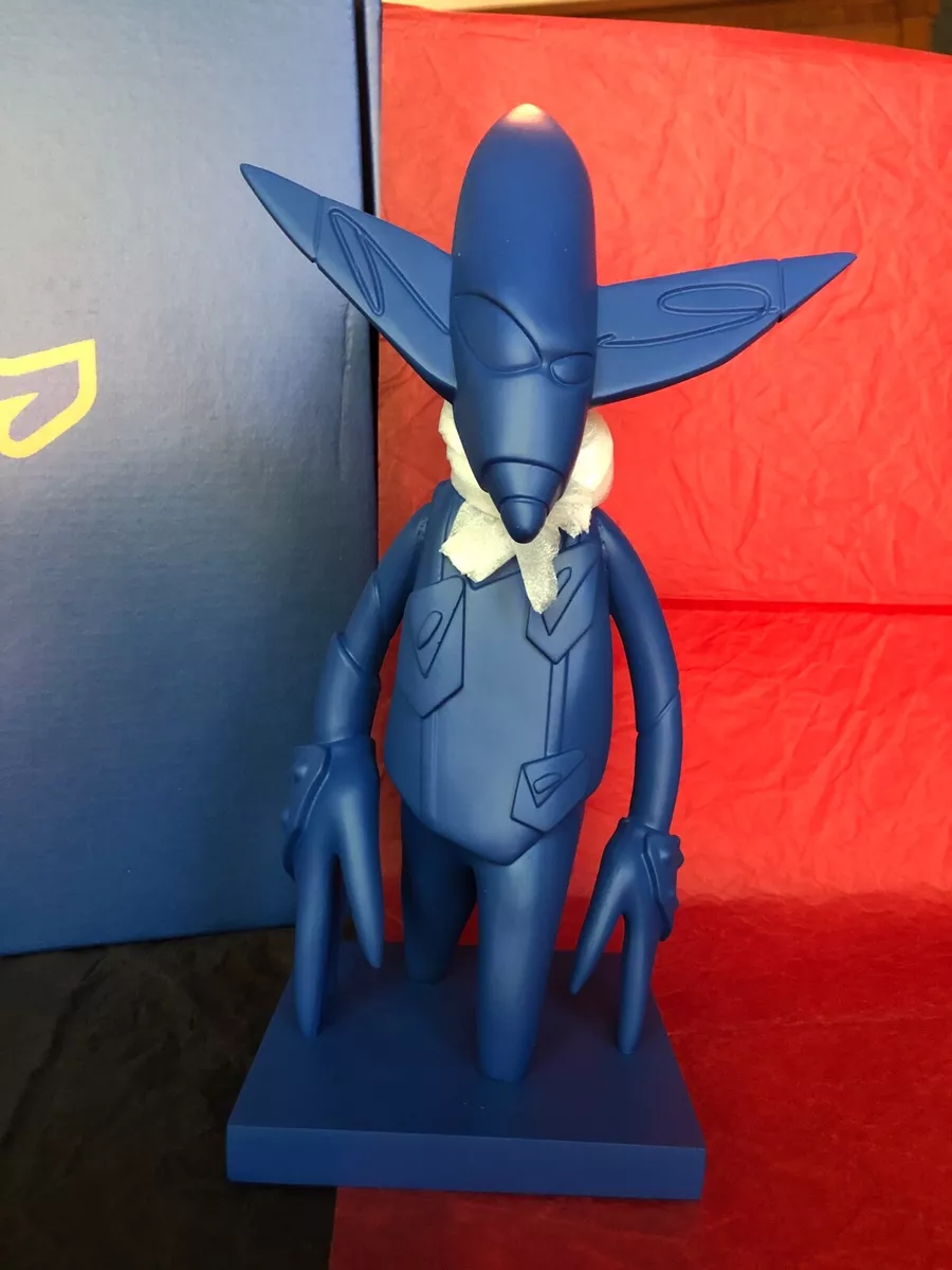 Futura x New York Mets Collaboration MLB Blue Pointman Bobblehead Figure Ltd Ed