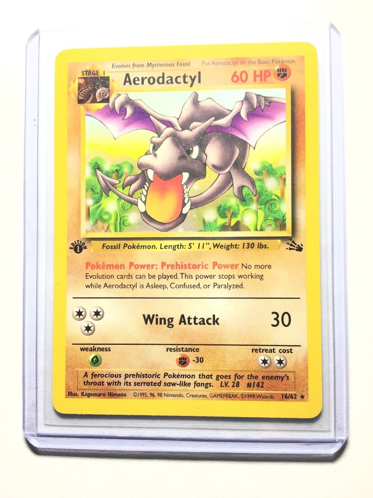 Aerodactyl (16/62) [Fossil 1st Edition]