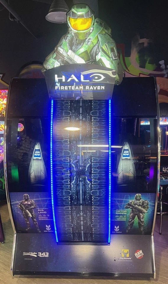 HALO FIRETEAM RAVEN ARCADE MACHINE by RAW THRILLS (Excellent) *RARE* - Image 3 of 4