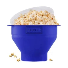 The Original Korcci Microwaveable Silicone Popcorn Popper, Microwave Popcorn ...