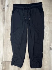 Lululemon Womens Dance Studio Crop Pant 25 High Rise Cinch Ankle Black Size 8