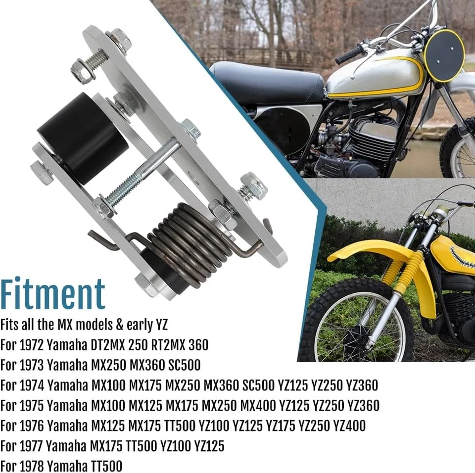Chain Tensioner Chain Guide For 1972-1976 Yamaha MX100 YZ125 YZ250 MX125 MX250 - Image 3 of 4