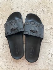 Versace Medusa Men s Black Rubber Slide Sandals Made in Italy Size 9 EU 42