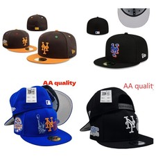 New style New York Mets Baseball hat cap 59FIFTY Fitted Flat edge hat