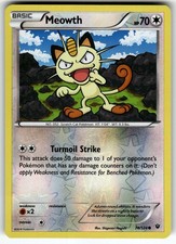 Meowth 74/124 XY - Fates Collide LP Pokemon Card TCG