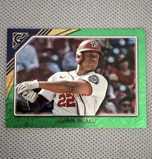 2022 Topps Gallery Juan Soto #101 Green Pattern /99 Washington Nationals