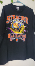 VTG 2003 Syracuse University NCAA National Champions Men's XL Lightning T-shirt