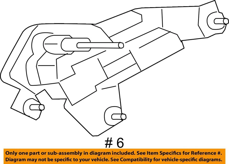 2015 Mitsubishi Outlander Sport Rear Wiper Motor OEM 117K Miles - LKQ373788848 - Image 4 of 4