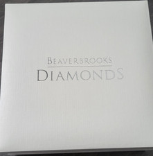 Beaverbrooks 9ct Yellow Gold Half Eternity Diamond Ring Round Diamonds DA2580