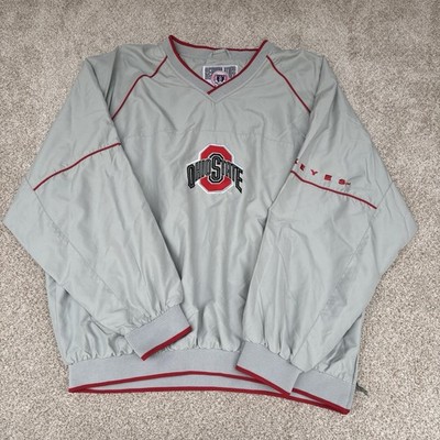 Ohio State Buckeyes Genuine Stuff Collegiate Pull Over Windbreaker Men's Size XL