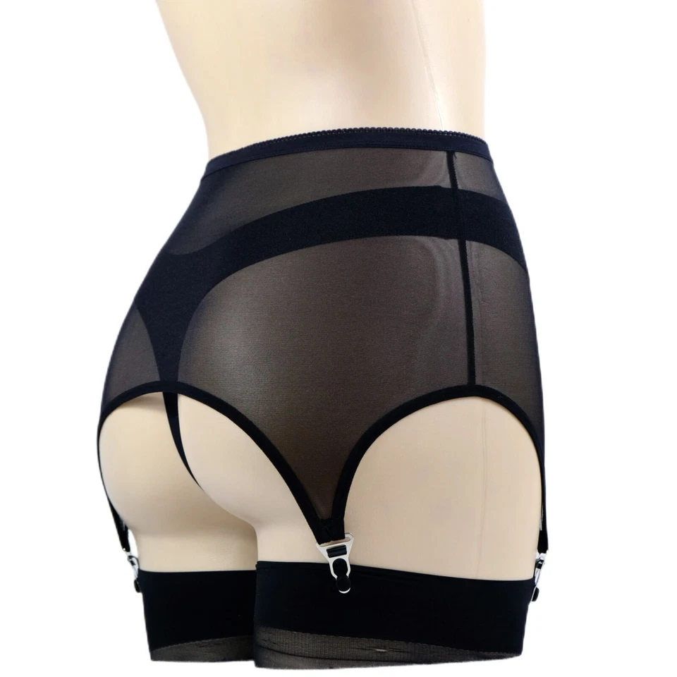 NEW Strumpfhalter Metallschnalle Strapsgürtel Dessous Hüfthalter Strapse Spitze - Bild 3 von 4