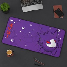 Gengar Pokemon Japanese Desk Mat Mouse Pad, Long Desk Mats, Anime Game
