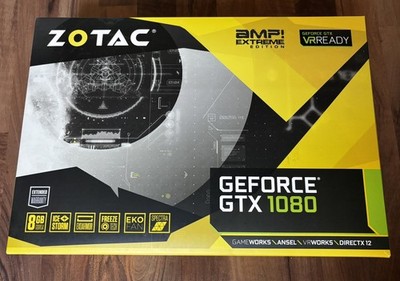 OVP ZOTAC NVIDIA Geforce GTX 1080 AMP! Extreme Edition Grafikkarte 8GB VRAM