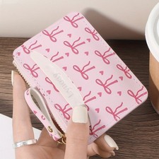 Slim Credit Card Holder Roomy Coin Purse Fashion Zipper Wallet  for Women Girls