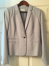 Calvin Klein Women's Light Blue Blazer, size 10P
