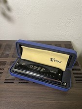 SWAN dreamer Chromatic Harmonica 12-hole 48-tone key of C With Hard Case