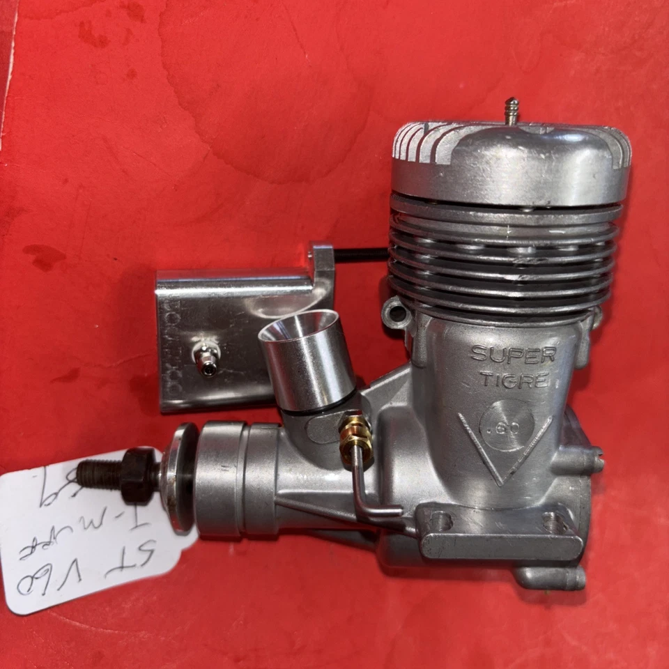SUPER TIGRE V60 C/L ENGINE WITH T-MUFF EXCELLENT#89 - Image 4 of 4
