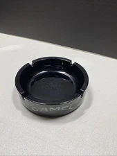 5 1/2 " Camel Cigarette Ashtray Black White Graphics & Logos