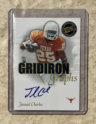 2008 Press Pass SE Gridiron Graphs Jamaal Charles #GG-JC Auto