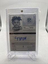 Tank Dell 2023 Panini Prestige NFL Passport Signatures Autograph Rookie