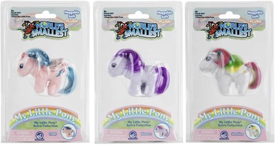 (3) World's Smallest MY LITTLE PONY Plush MLP Retro Starshine, Firefly, Blossom