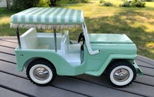 Vintage Tonka Surrey Jeep Original 1960s From The Outdoor Living Set Green
