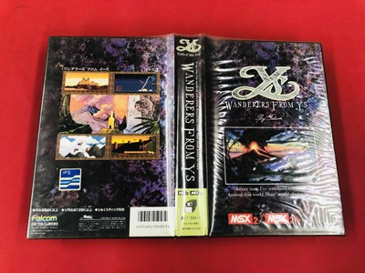 Ys III Wanderers from Ys MSX2 Japan Box Manual Reg Card Tested Falcom CIB Rare