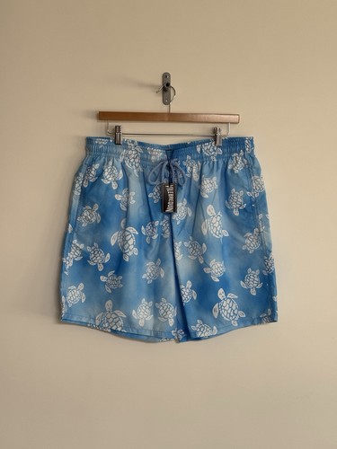 Vilebrequin Schildkröte Badeshorts Cloudy blau weiß Schildkröten XXL *** NEU ***