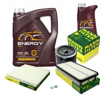 Mann Inspektionspaket 6L Mannol Energy 5W-30 FüR Toyota Previa 2.0 D-4D Avensis
