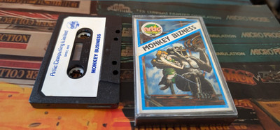 Monkey Bizness  (Arctic 1986) Spectrum 48/128/+2 (Tape, Manual, Box) works 8-bit