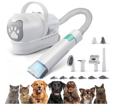 Pet Grooming Vacuum Kit for Dogs Cats Uproot Cleaner Pro Pet Hair Remover Suctio