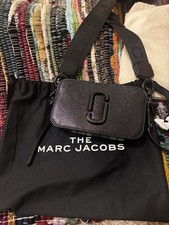 Marc Jacobs Snapshot Black Crossbody Bag Logo...
