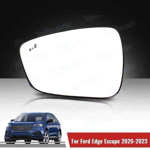 For Ford Escape 2020-2023 Heated Mirror Glass with plate Blind Spot Left Side