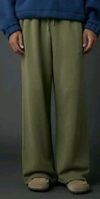 New Urban Outfitters Green Flare Leg Mid Rise Lounge Pants Womens Size Med Boho