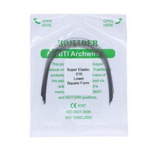 1×Dental Orthodontic Super Elastic Niti Round Arch Wire Square Form 016 Lower
