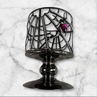 HALLOWEEN Gem Spider 3-Wick Pedestal Candle Holder Sleeve 2023 Bath &Body Works
