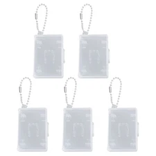 5Pieces Game Card Storage Box Container Holder Convenient For Easy Organization