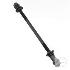 Bike axle 240 mm /9.45 in Bike Multi-Speed Rear hub axle 3/8 "Black 26tpi Hub Co