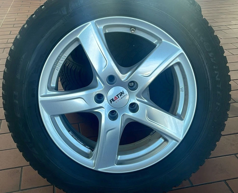 Audi Q3 F3 Alu- Winterräder Satz mit 215/65R17 99H Falken Winter SUV auch Tiguan - Bild 2 von 4