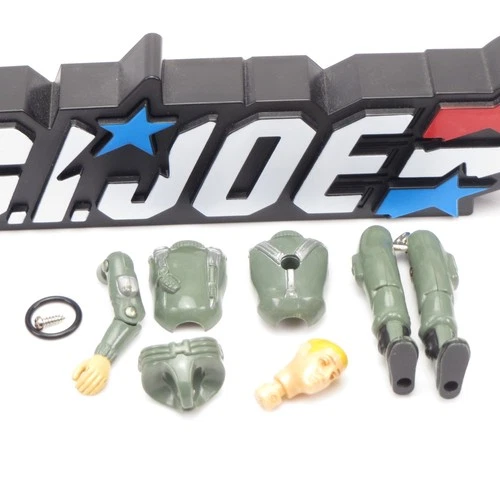 Hawk V1 Vintage 1982 Straight Arm GI Joe ARAH Figure Body Parts Lot