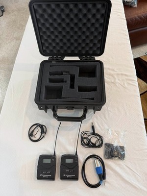 Sennheiser EW100 G3 ENG Kit, EK100 Receiver w/ XLR & SK100 Bodypack +Lav & Case