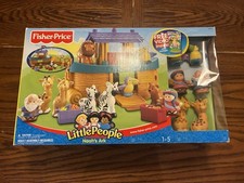 New Fisher Price Noah's Ark Vintage Complete Sealed Play Set 2003 Little People
