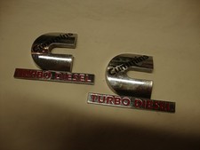 2 2003 2004 2005 Dodge Ram 2500 3500 Cummins Turbo Diesel Fender Emblems Oem