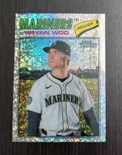 2026 Topps Heritage - Bryan Woo #99 Chrome Silver Sparkle
