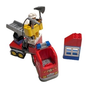 Lego Duplo Fire Truck Set 10592 Full Set Very Good Condition 
