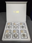 2023 Morgan/Peace Silver Dollar 6-Coin Set NGC MS70 PF70 Reverse FDOI Ultra Cam