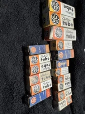 Ge Vintage Tube Lot New Old Stock Multiple Numbers And Suppliers